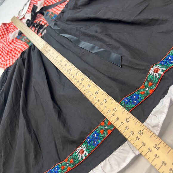 Kate Kasin German Dirndl Bavarian Dress Costume Oktoberfest Halloween Size Small - Picture 4 of 7